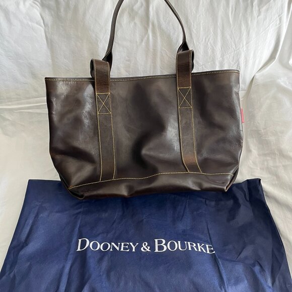 Dooney & Bourke Large Pocket Shopper Leather Tote - Picture 7 of 14